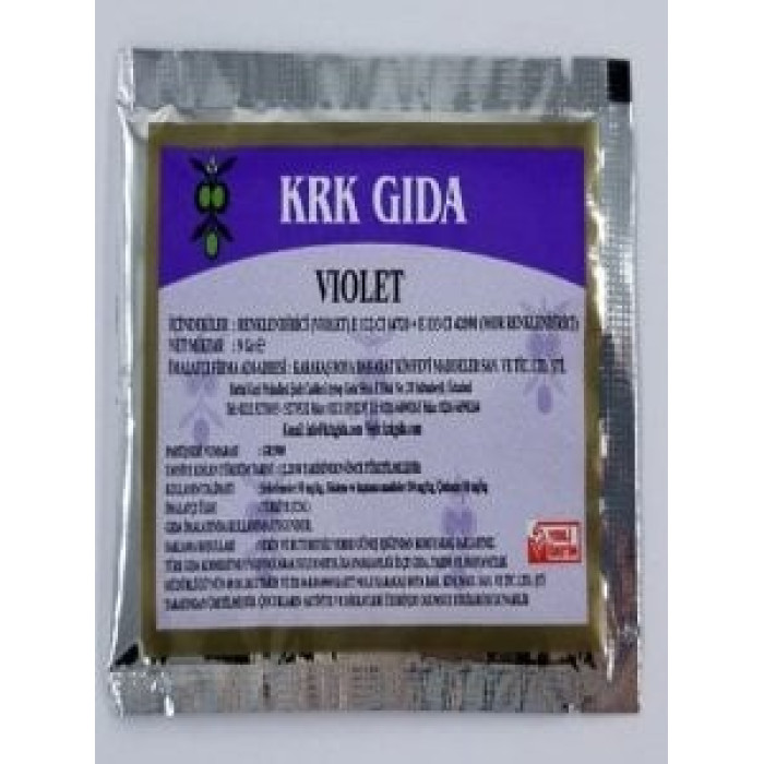Krk Gıda (Violet) Mor Gıda Boyası 9 gr